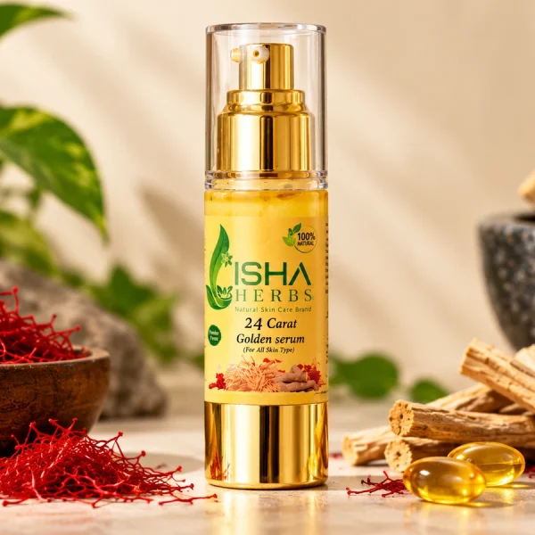 24 Carat Golden Serum – Isha Herbs